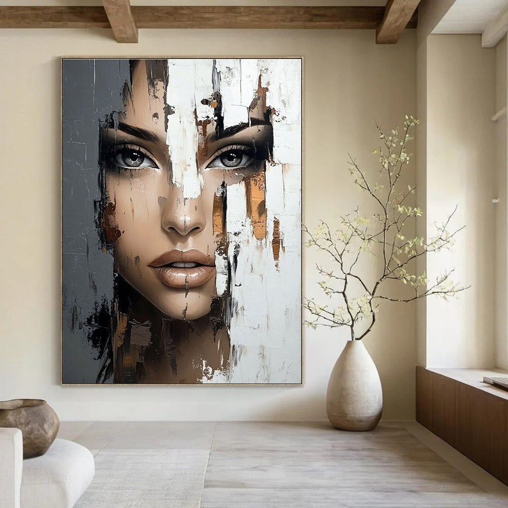 Fragmented Portrait for Modern Art Gallery & Edgy Urban Loft STSC902