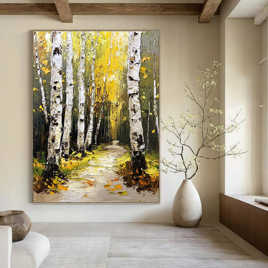 Autumn Birch Forest for Rustic Dining Room & Fall - Themed Café STSC1272