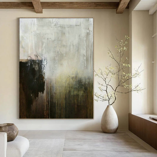 Multitone Abstract Art for Contemporary Home Office & Art - Focused Café DLZ2059