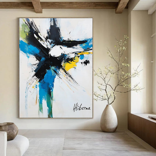 Colorful Abstract "Hiberna" Art for Creative Studio & Art Gallery STSC1097