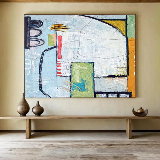 Urban - Element Abstract Art for Industrial - Chic Café DLZ2926