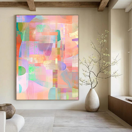 Pastel Color Collage for Bohemian - Style Bedroom & Artistic Retail Space STSC561