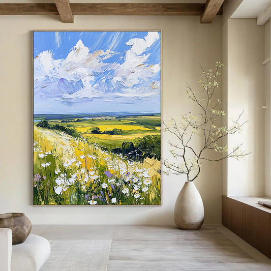 Vast Field of Flowers for Countryside Retreat & Art - Centric Café STSC898