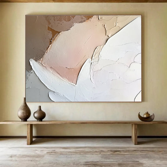 Minimalist Textured Shapes Art for Scandinavian Bedroom & Modern Gallery SC152