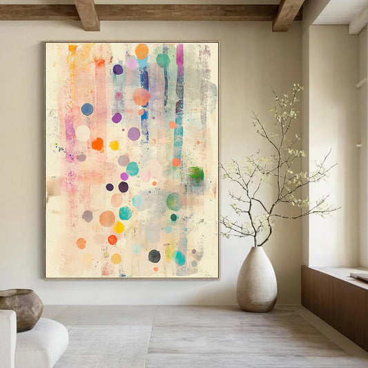 Colorful Dots and Stripes for Playful Kids’ Playroom & Art - Inspired Café STSC1203