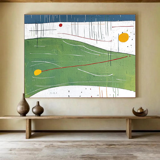 Colorful Minimalist Landscape Art for Scandinavian - Style Home & Art - Loving Café SC176