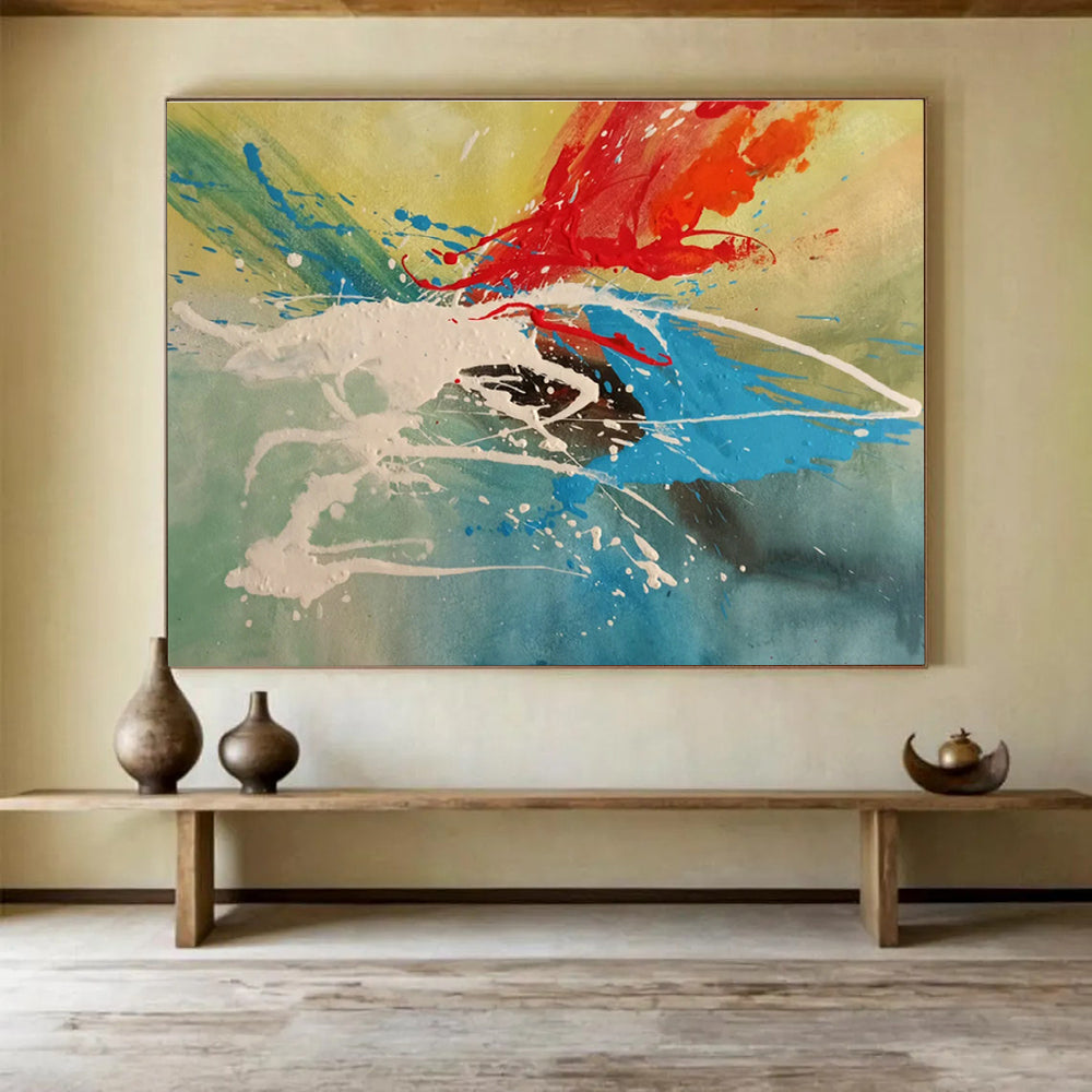 Color Splash Abstract Art for Creative Agency Breakout Zones DLZ3227