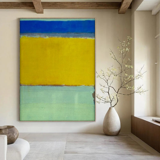 Color - Block Harmony Art for Modern Office & Art Gallery DLZ2330