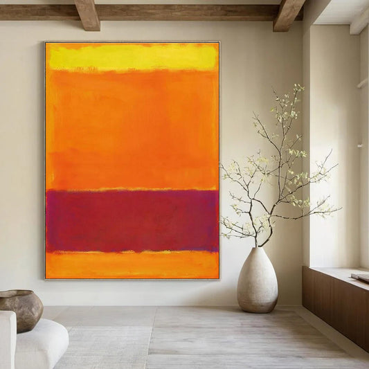 Warm Color - Block Art for Living Room & Boutique Hotel DLZ2307