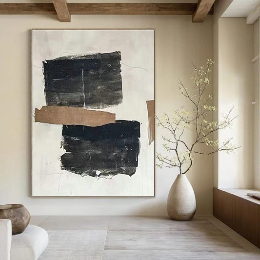 Collage - Style Abstract Art for Industrial Loft & Creative Studio DLZ2052