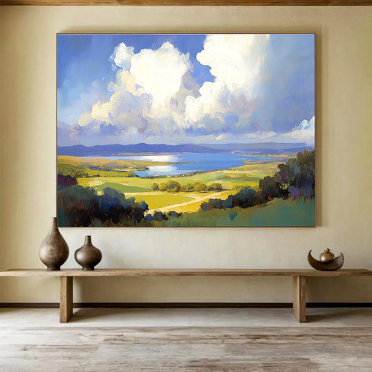 Peaceful Countryside Art for Farmhouse & Lakeside Cottage SC584