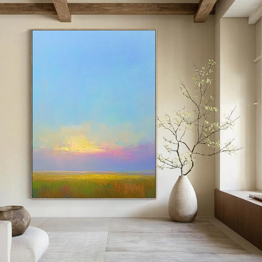 Colorful Sky and Field for Bohemian Café & Art - Loving Home STSC888