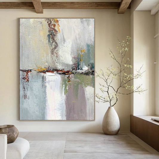 Water - Reflecting Abstract Art for Lakeside Cottage & Seafood Restaurant DLZ0611