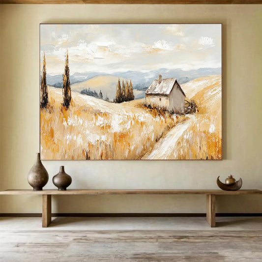 Pastoral Cottage Landscape Art for Cozy Country Kitchen DLZ2845