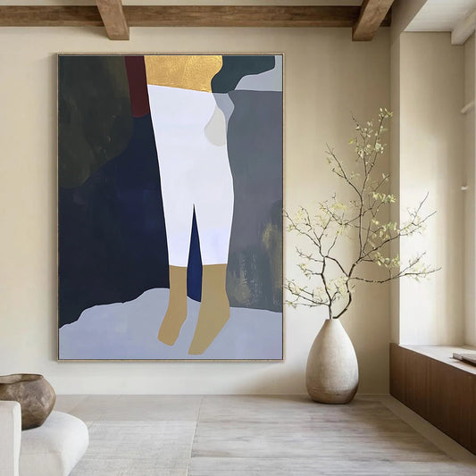 Minimalist Figure Segments for Modern Art Gallery & Chic Boutique Dressing Room STSC960