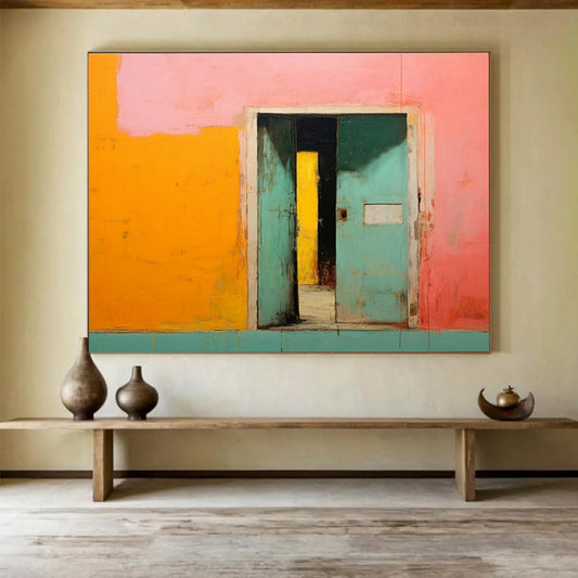 Color - Clash Doorway Abstract for Eclectic Entryway DLZ3025