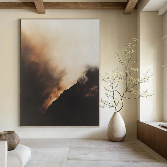 Misty Mountain Art for Bedroom & Meditation Room STSC698