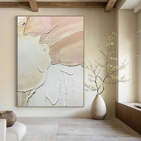 Pastel Textured Detail Art for Bridal Suite & Flower Shop DLZ0622