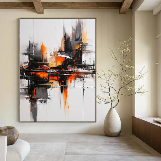 Vibrant Urban Abstract Art for City - Lover’s Home Office & Contemporary Art Gallery STSC1353