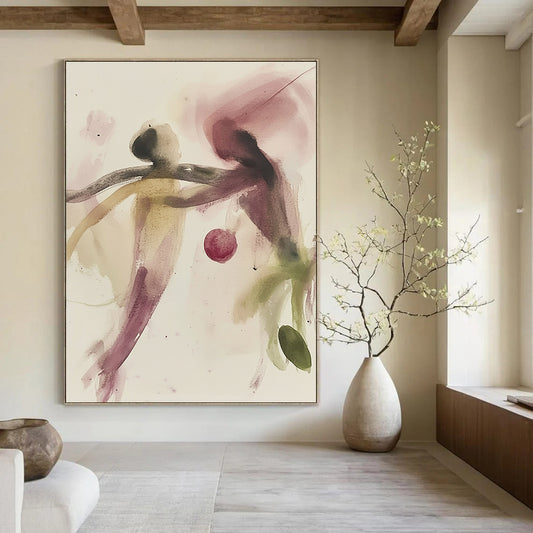 Abstract Watercolor Figures for Artistic Living Room & Creative Studio STSC1191