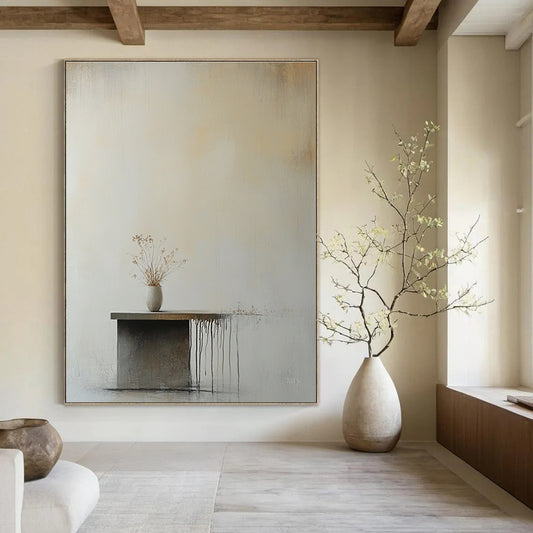 Minimalist Dried Flowers for Scandinavian - Style Home & Serene Meditation Space STSC641