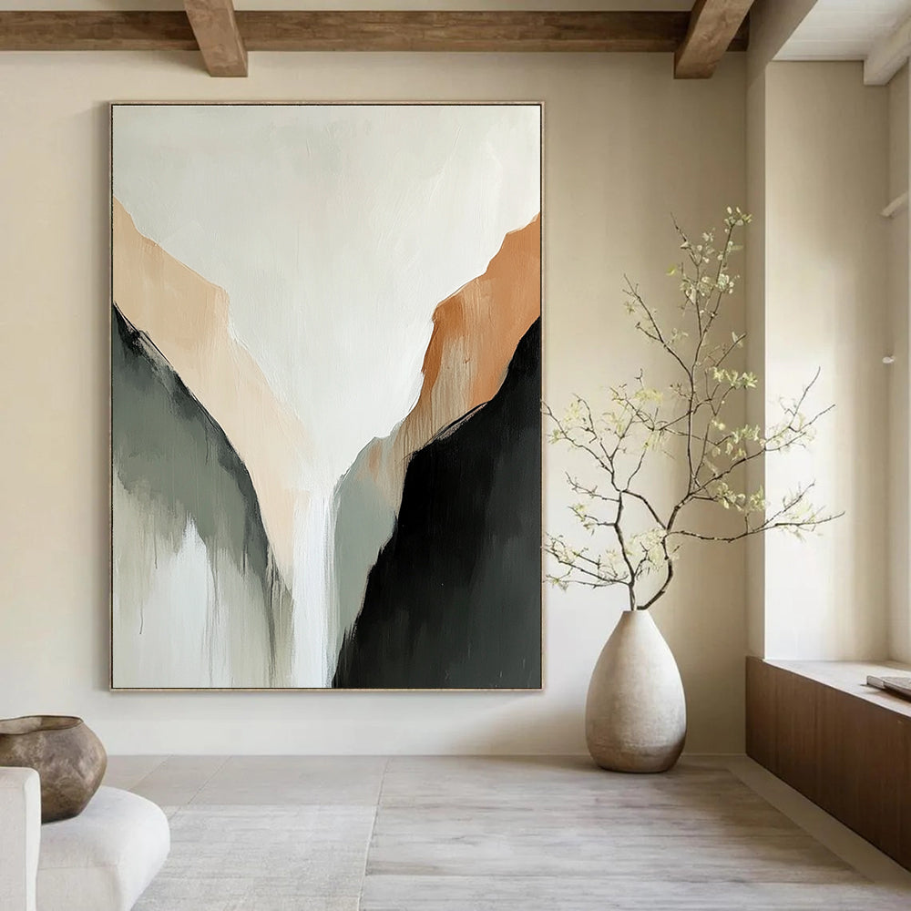 Minimalist Mountain Valley for Scandinavian - Style Bedroom & Nature - Inspired Study STSC652