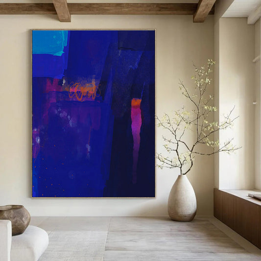 Blue - Purple Night - Themed Art for Rooftop Bar Chill Zones DLZ0090