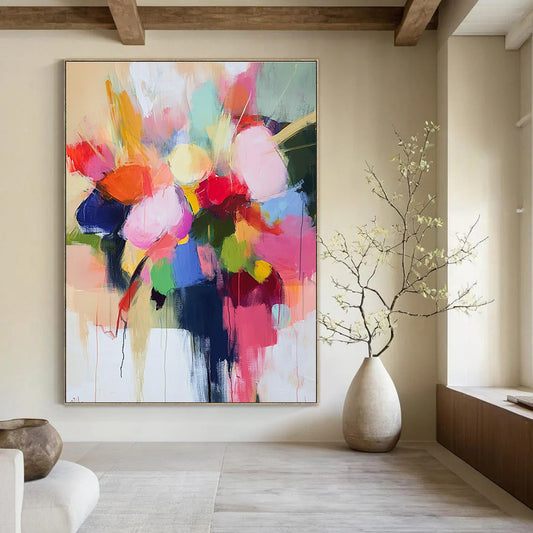 Colorful Abstract Floral Bouquet for Bohemian Home & Wedding Venue STSC773