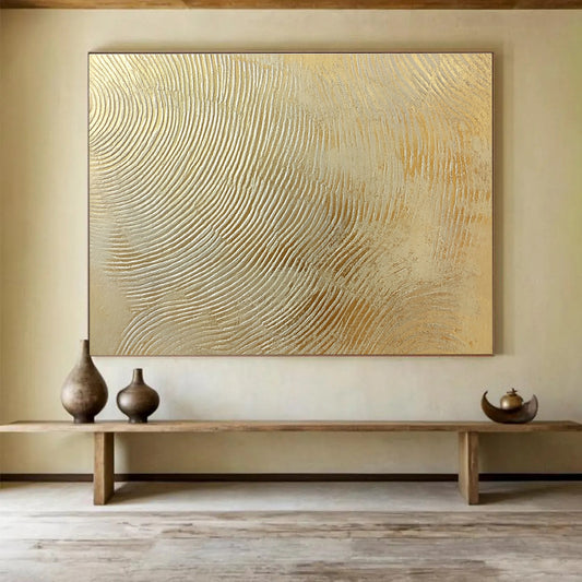 Opulent Gold Art for Luxury Boutique & High - End Restaurant SC559