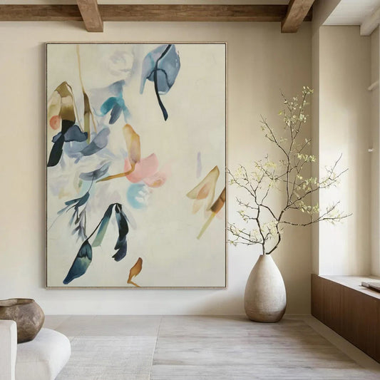 Colorful Ink - Wash Floral Art for Vintage - Inspired Tea Room & Whimsical Nursery DLZ0751