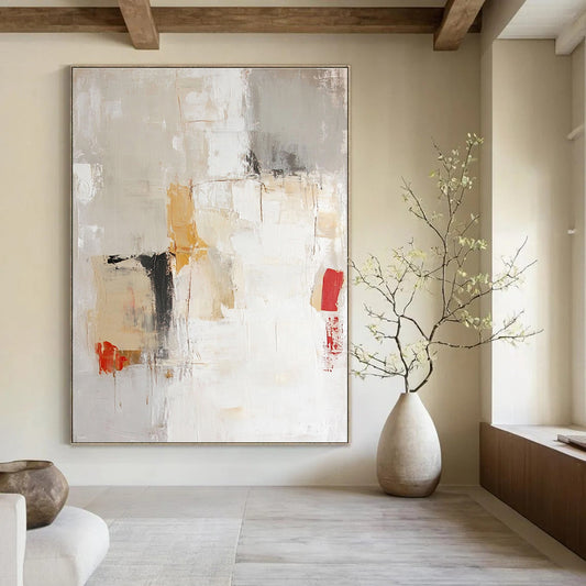 Neutral Tones Abstract for Industrial - Chic Loft & Art Gallery STSC801