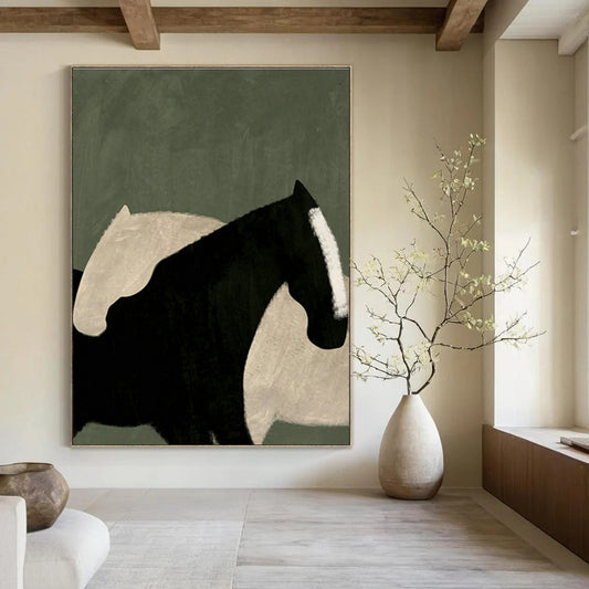 Modern Horse Art for Urban Loft & Horse - Lover’s Bedroom DLZ1418