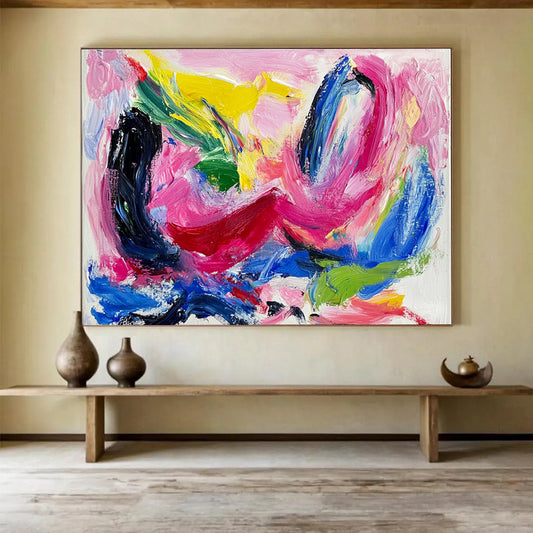 Vivid Color Fusion Art for Kids' Playroom & Creative Café SC150