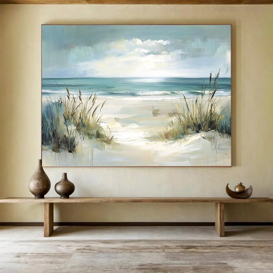 Coastal Dune Art: Enhance Nautical Restaurant & Seaside Bedroom SC546