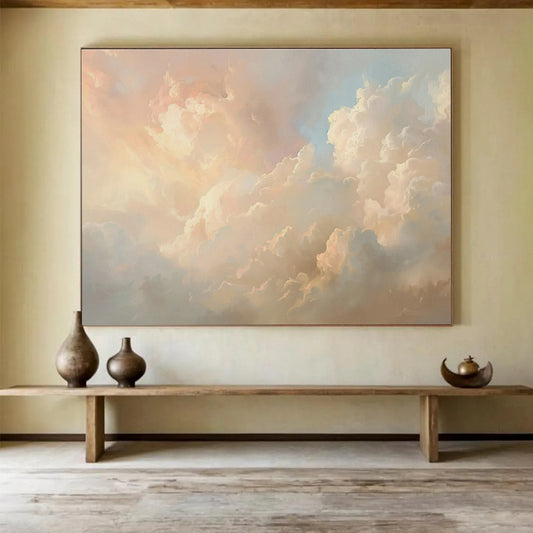 Cloud Oil Painting for Dreamy Bedroom Ceiling Accents DLZ2593