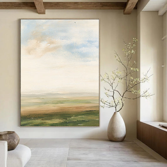 Watercolor Landscape for Rustic Home Library & Nature Lover’s Café STSC497