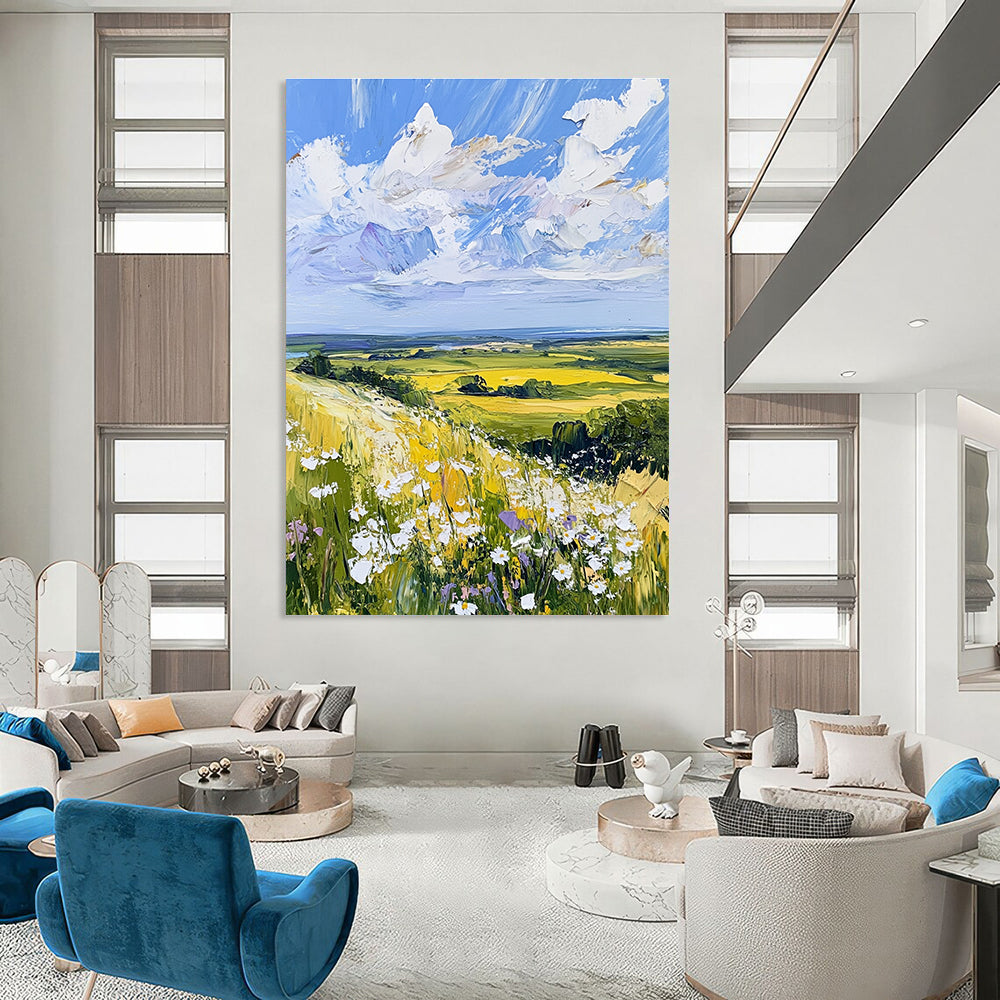 Vast Field of Flowers for Countryside Retreat & Art - Centric Café STSC898