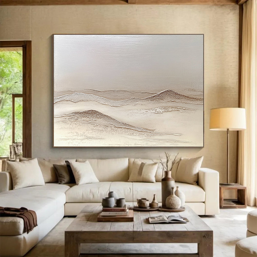 Serene Abstract Art for Yoga Studio & Scandinavian Bedroom SC622