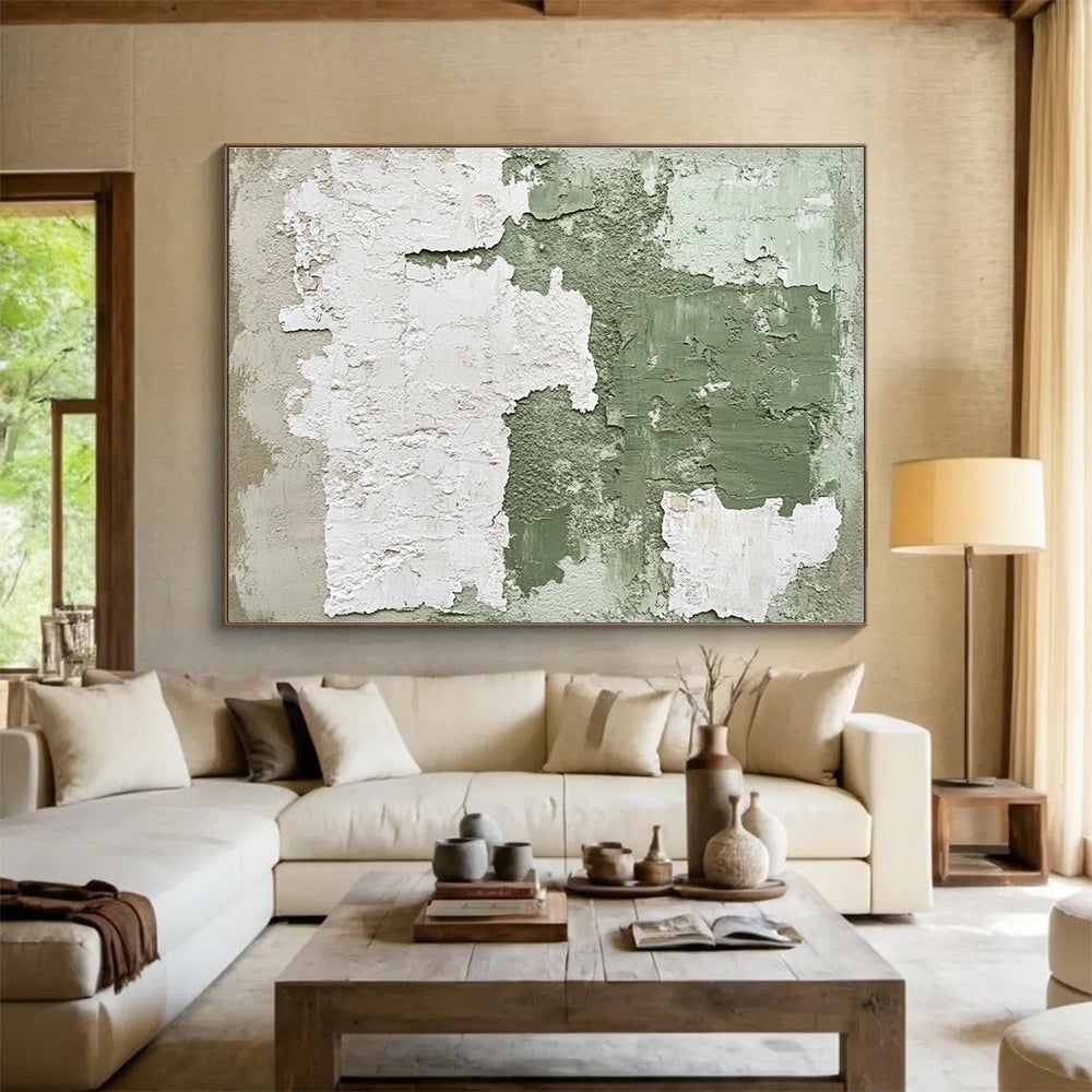 Weathered Wall Texture Art for Industrial - Style Café & Retro - Themed Lounge SC470