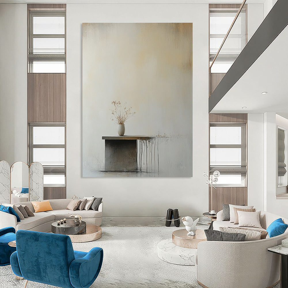 Minimalist Dried Flowers for Scandinavian - Style Home & Serene Meditation Space STSC641