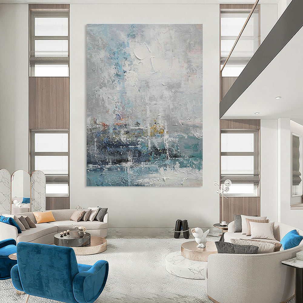 Impressionistic Sea - Scape Art for Coastal Restaurant & Bedroom DLZ2011
