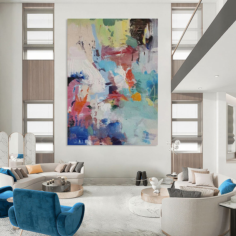 Pastel Abstract Mix Art for Nursery & Women’s Lounge DLZ2279