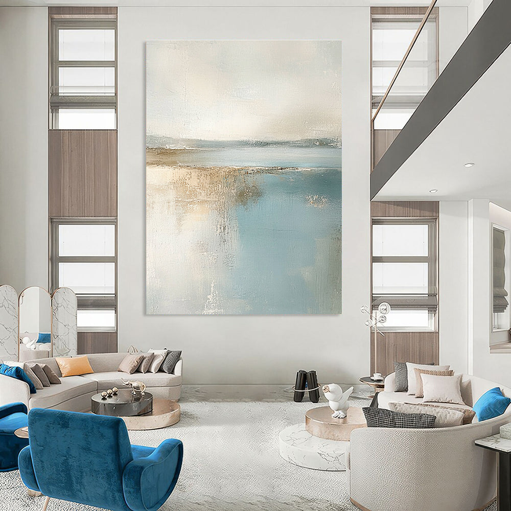 Serene Coastal Art for Seaside Cottage & Meditation Room STSC017