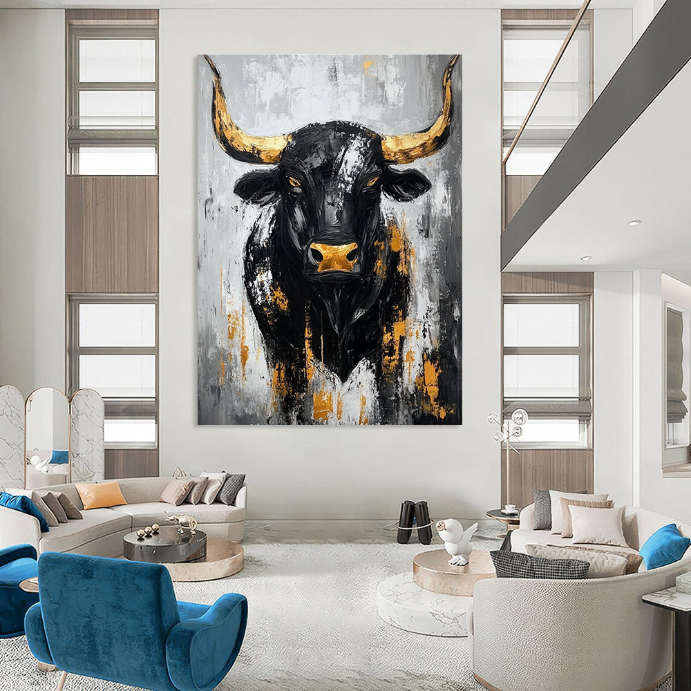 Powerful Animal Art for Steakhouse & Luxury Man Cave STSC027