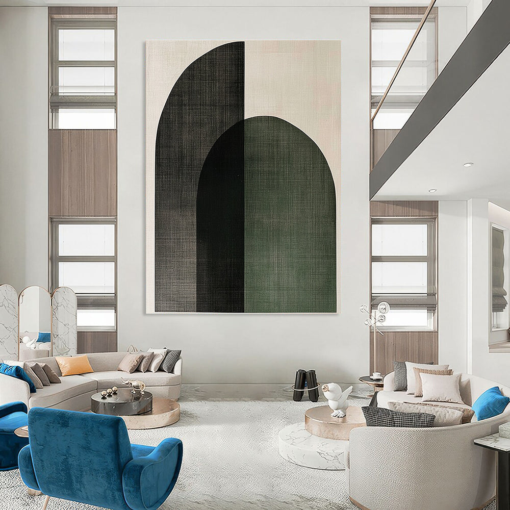 Textured Arches for Contemporary Home Hallway & Architectural Studio STSC1074
