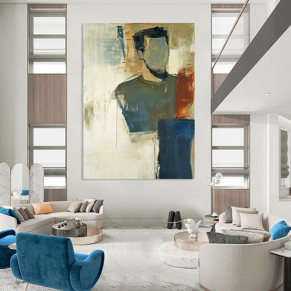 Abstract Portrait Figure for Contemporary Gallery & Creative Studio STSC624