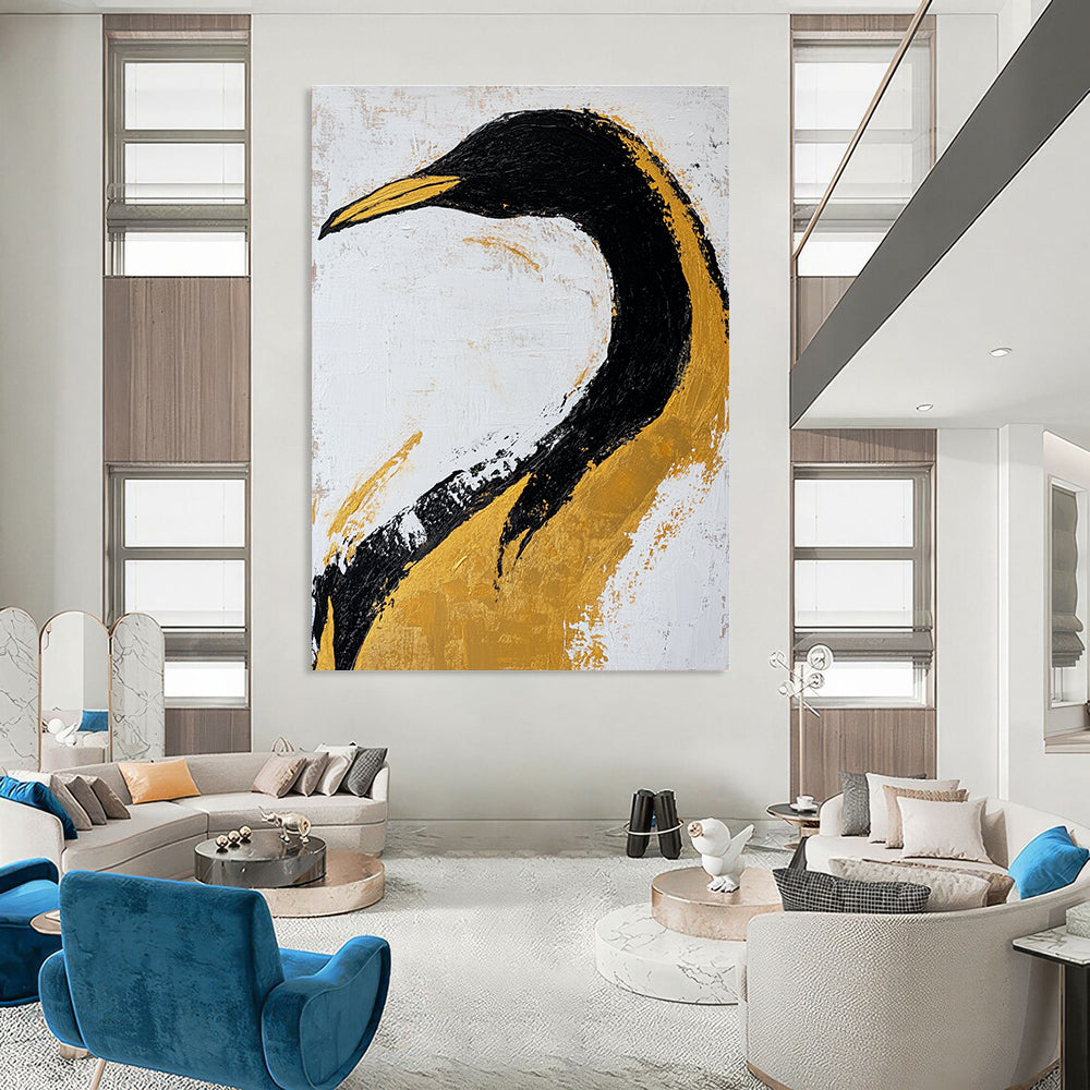 Stylish Avian Art for Art Deco Café & Luxury Home Office STSC011