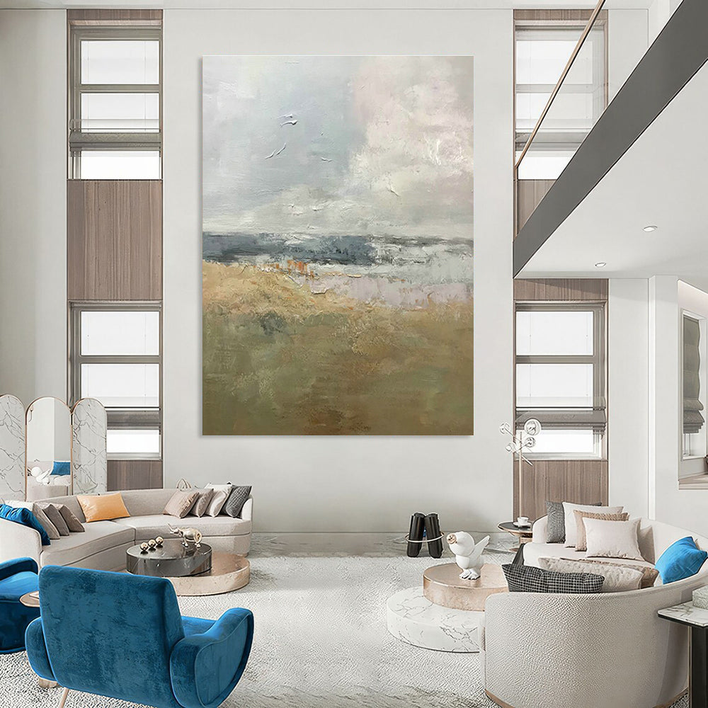 Light - Color Landscape Abstract Art for Living Room & Sunroom DLZ0486