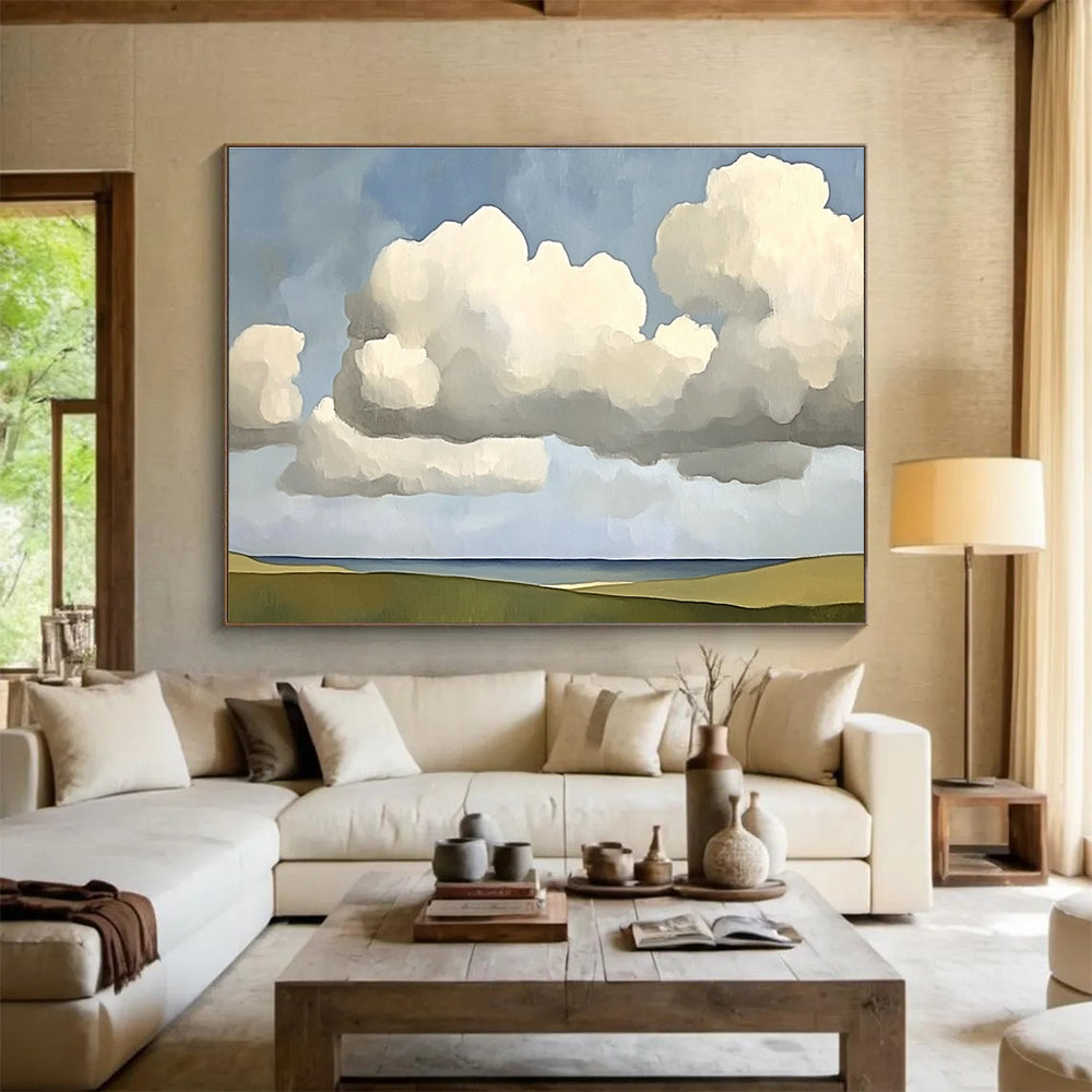 Calm Coastal Art for Scandinavian Home & Wellness Spa SC601