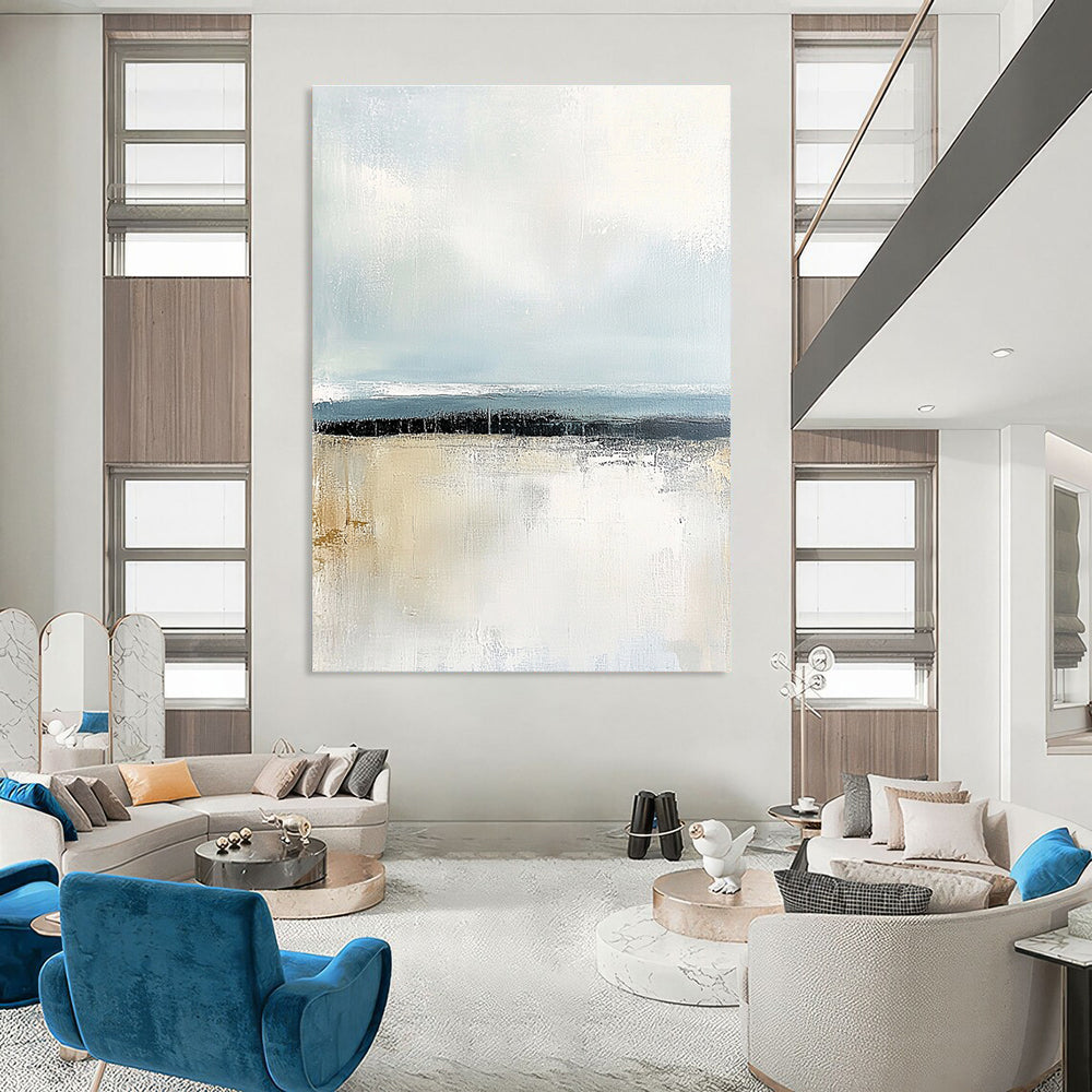 Minimalist Sea - Land Art for Hallway & Modern Apartment STSC045